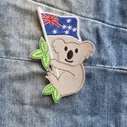 Koala Australia Travel Iron On Embroidery Patch Destination Souvenir Gift