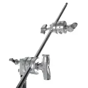 Xlite C-Stand Silver with Arm, Grips & Sliding Leg