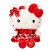 Sanrio SANRIO Plush Toy Ichigo Shimbun 50th Anniversary Hello Kitty