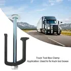 ι Black 2 Set Truck Tool Box Clamp Rust Proof Aluminum Truck Tool Box Tie Down