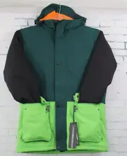 O'Neill Boys Youth Hawking Snowboard Jacket, Size 16 / 176, Botanical Green New