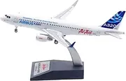 Pre-Built Model Aircraft 18CM 1/200 Scale Diecast Model Alloy Airplanes for Airbus A320 F-WWIQ Highly Detailed Aircraft Miniature Airplane Model