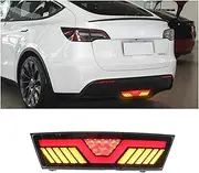 1Pc LED Auto Rear Brake Signal Light Start-Scan Driving Taillight Car Accessories 12V，Compatible For Tesla Model Y 2020 2021 2022