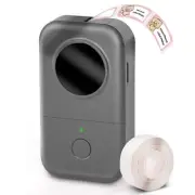 Label Maker Machine with Tape, D30 Small Label Maker 12mm 0.47 White for Orga...