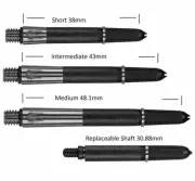 Target Darts Titanium Carbon Carbon TI Dart Board Shafts Stems