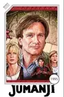 Jumanji 1995 Poster 24x36 - Robin Williams Iconic Adventure, Jungle Board Game