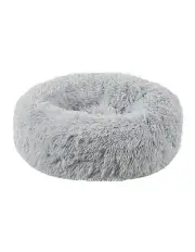 [Living Today] Nest Plush Donut Faux Fur Calming Pet M in Grey