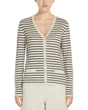 Max Mara Kenya Wool Striped Cardigan