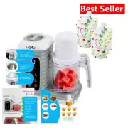 Sleek Baby Food Steamer & Blender with BPA Free Design - Efficient Meal Prep