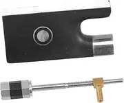 Yardwe 1 Set Violin Bow Parts with Abalone Shell Tailpiece for Sweet Sound and Reliable Performance for Professionals and Students