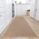 Farmhouse Kitchen Runner Rugs 30"X70",Non-Slip Washable Runners for Kitchen Floo
