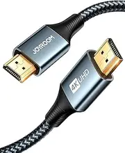 Joyroom 4K HDMI to HDMI Cable 2M High-Speed Male to Male HDMI Cord 2.0 UHD 18gbps 2M - Gray