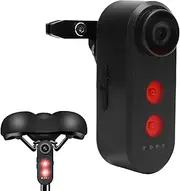 Dpofirs 4K Bike Camera Tail Light Combo - 140° Wide Angle, IPX6 Water Proof App Control Camera, 5000mAh Battery, Collision Lock, Loop Recording for Outdoor Cycling (64G)