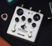 NuX NDO-5 Ace Of Tone Dual Overdrive Pedal Verdugo Series New!
