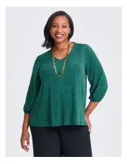 [Taking Shape] Monotone Linden Top in Print