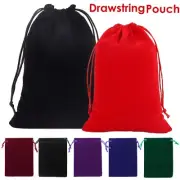 50X Small Velvet Cloth Drawstring Bags Gift Bag Jewelry Ring Pouch Earring Favor