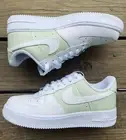 Air Force 1 Custom Shoes White 'Light Green Mint Sage' Mens Womens Kids All Size