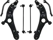 Front Lower Suspension Control Arm Stabilizer Link 6pcs Kit Compatible For Hyundai Santa Fe Compatible For Kia Sport Sorento 2013-2018