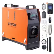 VEVOR 8 KW Diesel Air Heater, Bluetooth App Control All-on-one Diesel Heater with Automatic Altitude Adjustment, Remote Control and LCD, Portable Park