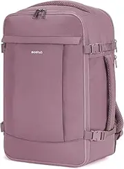 ECOHUB Ryanair Cabin Bag 40x20x25 Underseat Travel Bag 13 Pockets Hand Luggage Backpack Recycled PET Eco Friendly Rucksack for Women & Men Carry on Bag with USB Port, 20L