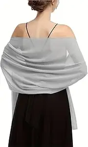 [Generic] Bubble Chiffon Shawl Hijab Women Lightweight Shawl And Wrap Female Foulard For Casual Outings