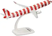 Replica Pre-Build Aircraf Diecast Metal1:200 Scale for A321 Kodor Assembly Static Display Airliner Aircraft Model Souvenir Collection Collection Gift Display(Red)