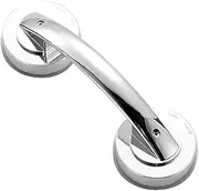 Fridge Door Handles Suction Cup Shower Handle Plastic No Drilling Glass Door Bathroom Handle for Bathtub Toilet Wall Drawer Grip (Color : Silver)