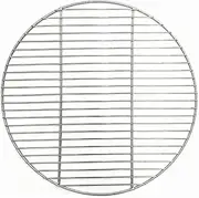 Roast Nets Non-Stick BBQ Mat Grid 304 Stainless Steel Round BBQ Grill Mesh Home Grill Tool Iron Nets Barbecue Accessories 1pc (Color : 44cm Diameter)