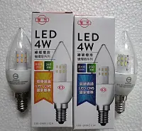 在飛比找Yahoo!奇摩拍賣優惠-旭光 LED 4W 晝光/燈泡色 E14/100-240V 