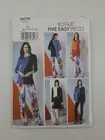 Vogue Sewing Pattern 9175 V9175 Misses Top Dress Pants Pattern Size 6-14 NEW