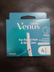 Gillette Venus Facial Hair Refill 4 Cartridges Microblade