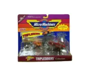 Micro Machines, Galoob,#7 Triplesiders, Range Rover,41 Willys,Porsche 928