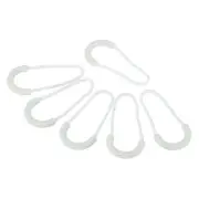 Zipper Pulls Extension Handle Cord, 20 Pack Plastic U-Shape Extender, White