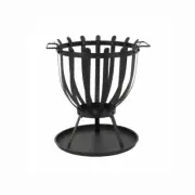 JUMBUCK® Firepit Fire Pit Steel Brazier Outdoor Coal Black PLUS Ash Tray 1YRWTY