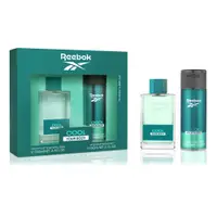 在飛比找PChome24h購物優惠-REEBOK 清新水能量男性淡香水經典限量版禮盒(淡香水10