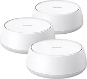 TP-Link Deco BE5000 Whole Home Multi-Gigabit Mesh Wi-Fi 7 System, up to 3.6G Dual-Band, Wireless/Wired, Seamless AI Roaming, MLO, 4K-QAM, Parental Control, Real-Time loT Security (Deco BE25(3-Pack))