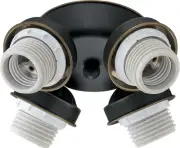 Quorum 2401-8095 Kit 8" 4-Light Ceiling Fan Light Kit in Old World