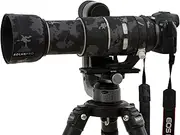 Rolanpro ROLANPRO Waterproof Lens Cover for Canon RF 100-500mm F/4.5-7.1 L is USM Camouflage Rain Cover-#18 Dark Brown