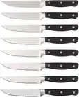 Amazon Basics 8 Piece Kitchen Steak Knife Set Black