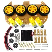 1PCS 4WD Robot Smart Car Chassis Kits car with Speed Encoder for Arduino