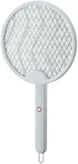 Leona Co Foldable Electric Fly Swatter Racket, Portable 2 in 1 Bug Zapper Racket, Fly Killer and Mosquito Trap Lamp, USB Rechargeable for Indoor and Outdoor Home Backyard Patio Camping