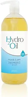Hydro 2 Oil Muscle and Joint Massage Oil 1lt - Water Dispersible Formula with penetrating Essential Oils for Aching Muscles