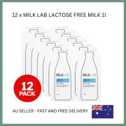 12x1L MilkLab - 100% Australian Lactose free milk