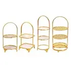 Iron Cake Stand, Display Plate Decoration Serving Tray