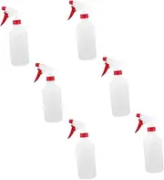 LOORGVEL 6Pcs Empty Spray Bottle Versatile Water Sprayer for Home Cleaning Hair Styling Plant Care Lightweight Leak Design Spray Heads