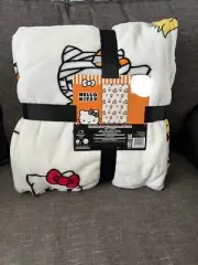 hello kitty halloween blanket twin