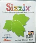 Sizzix LEAF TRIO Die, Scrapbooking *RETIRED DISCONTINUED (38-0222) Crafts