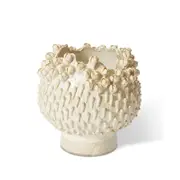 E Style Ceramic Cordelia Flower/Plant Vase Home Table Decor 30x27cm Beige