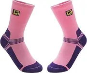 [Vaveren] Ice Skating Socks, Knee High Socks for Kids Breathable Roller Skating Socks Ski Socks Sport Socks for Gift