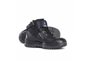 Mongrel Mens Zip Side Safety Work Boots W Scuff Cap 461020 - Black